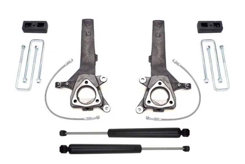 Maxtrac 04-18 Nissan Titan 2Wd 4In/2In Maxpro Spindle Lift Kit W/Maxtrac Shocks 1