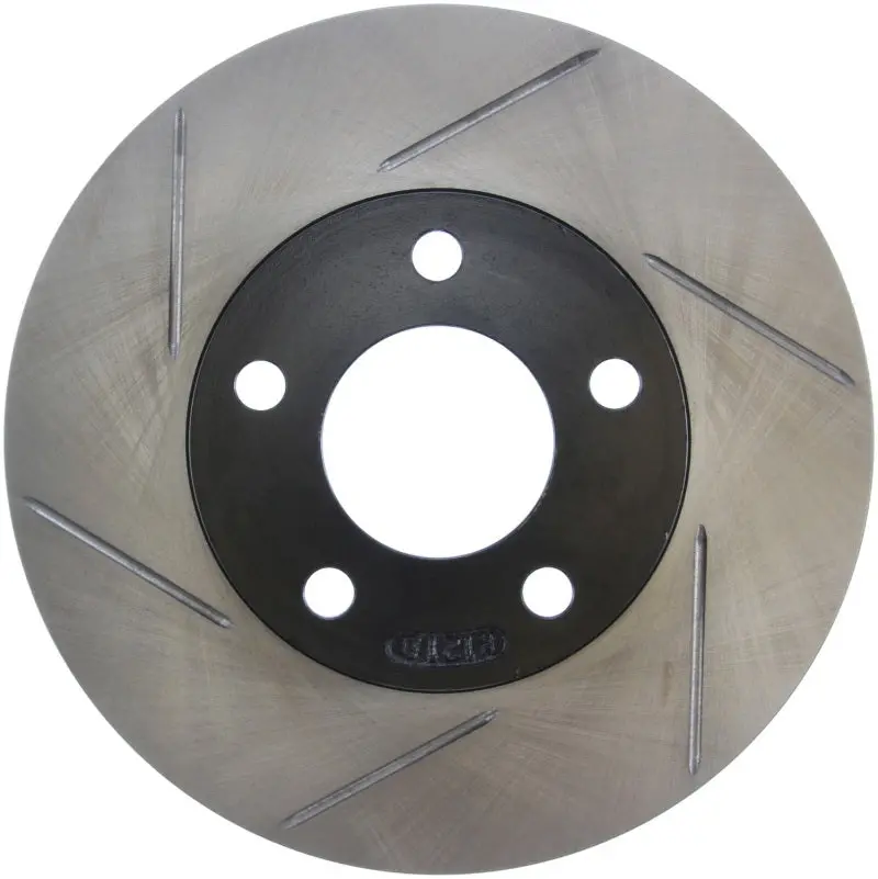 Stoptech Power Slot 94-02 Mustang (Excl Cobra) / 03-04 Mustang Base/Gt Front Right Slotted Rotor 1
