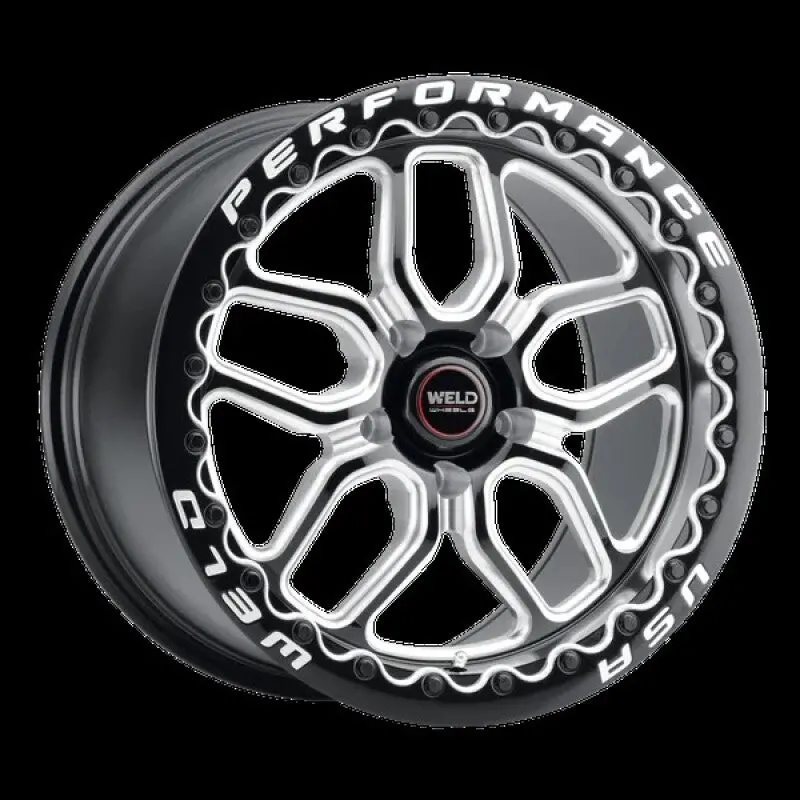 Weld 17X10 Laguna Beadlock 5X120 Et42 Bs 7.15 Gloss Black 78.1 1