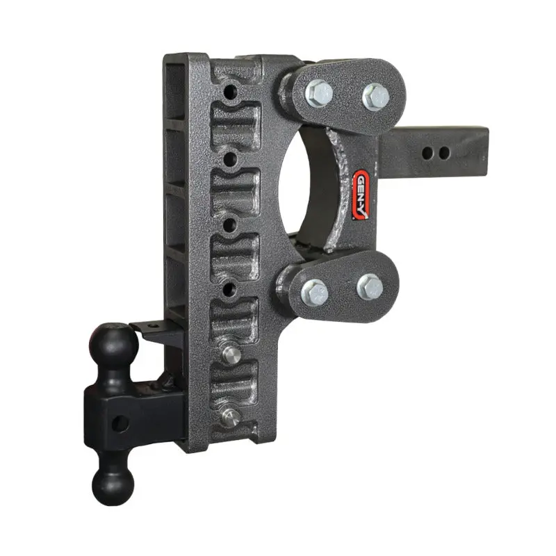 Gen-Y The Boss Torsion-Flex 2.5In Shank 12In Drop 21K Hitch W/Gh-061 Dual-Ball/Gh-062 Pintle Lock 2