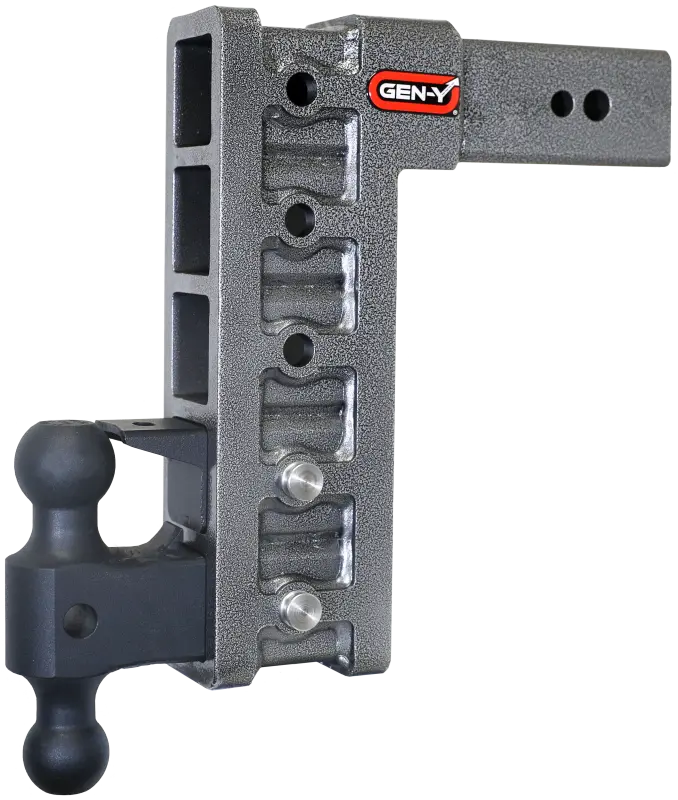 Gen-Y Mega Duty 3In Shank 12In Drop 3.5K Tw 32K Hitch W/Gh-0161 Dual-Ball/Gh-0162 Pintle Lock 1