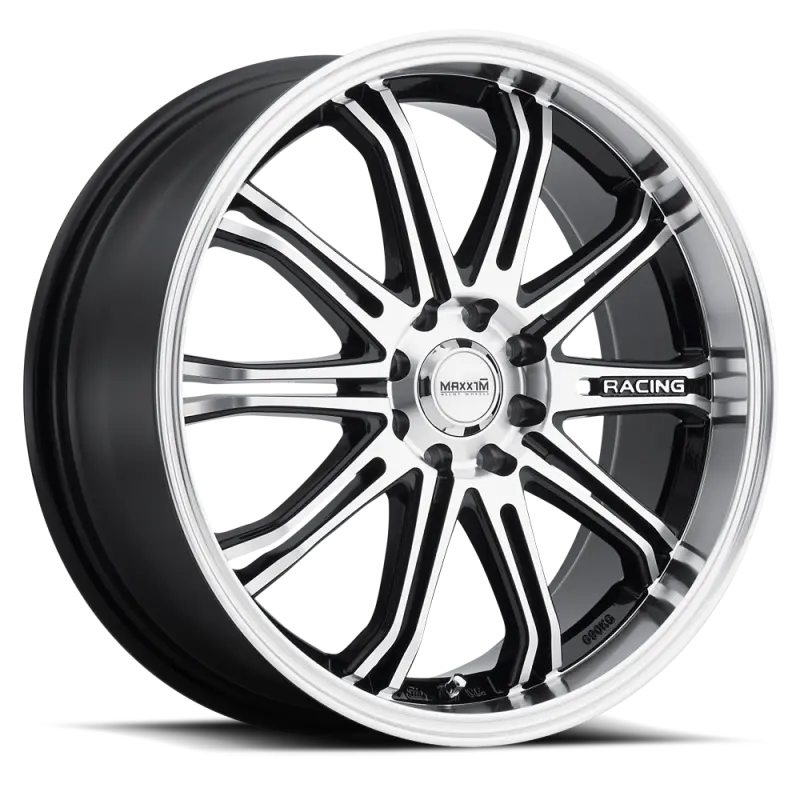 Maxxim Ferris 17X7 10X100/114.3 Et40 Black Machine Face 1