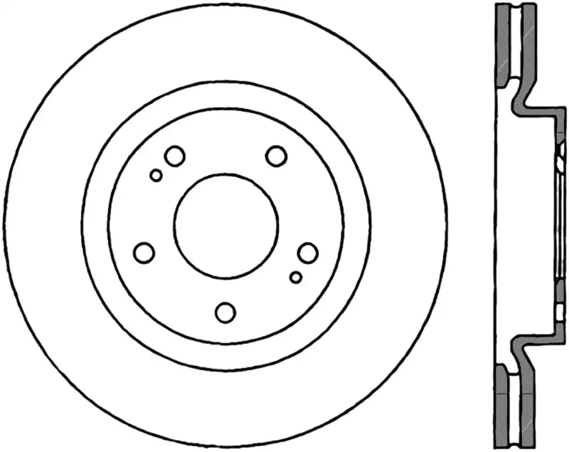 Stoptech Sportstop Cryo Slotted & Drilled Sport Brake Rotor 1