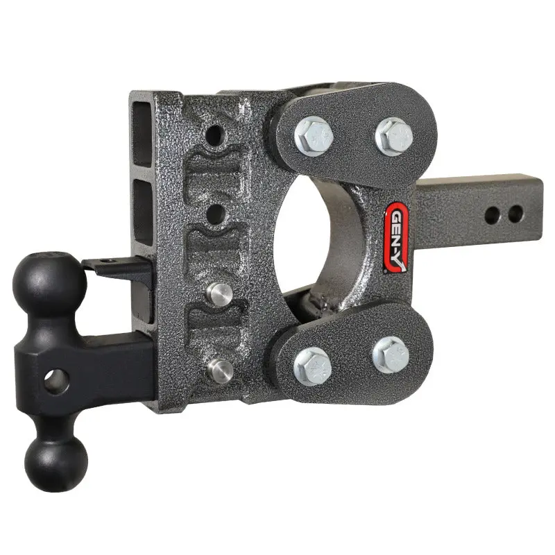 Gen-Y The Boss Torsion-Flex 2.5In Shank 5In Drop 10K Hitch W/Gh-031 Dual-Ball/Gh-032 Pintle Lock 1
