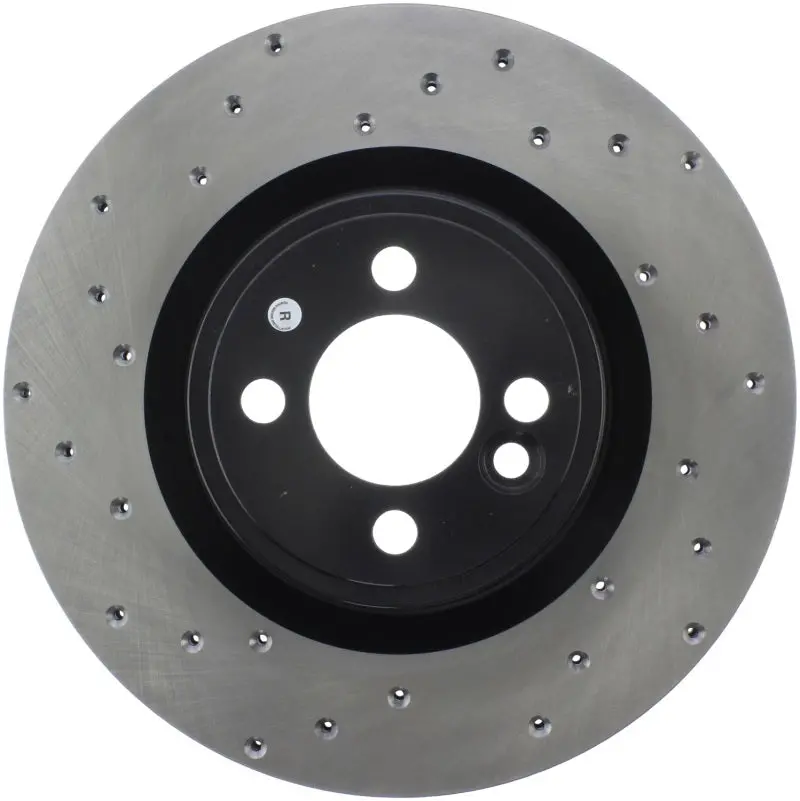 Stoptech Sport Cross Drilled Brake Rotor - Front Left 1