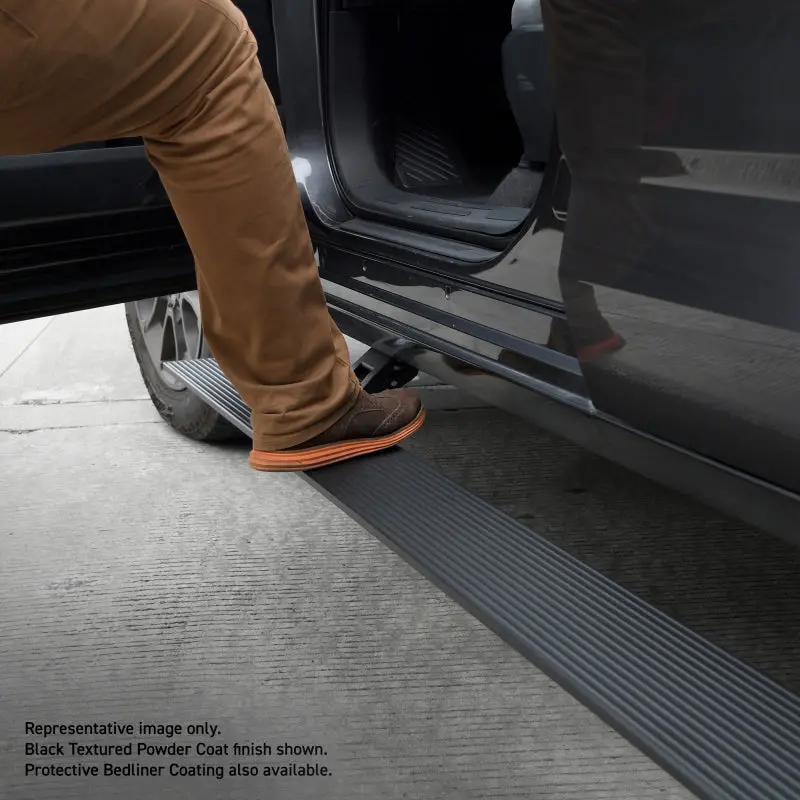 Realtruck 07-21 Toyota Tundra Cc 4Dr Voltstep Electric Running Board Kit - Bedliner Coating 1