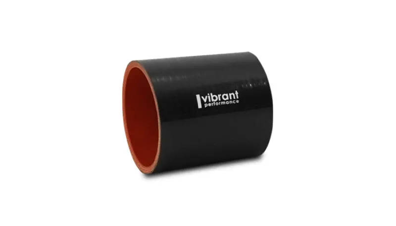 Vibrant Silicone Straight Hose Coupler 1.875In Id X 3.00In Long - Gloss Black 1