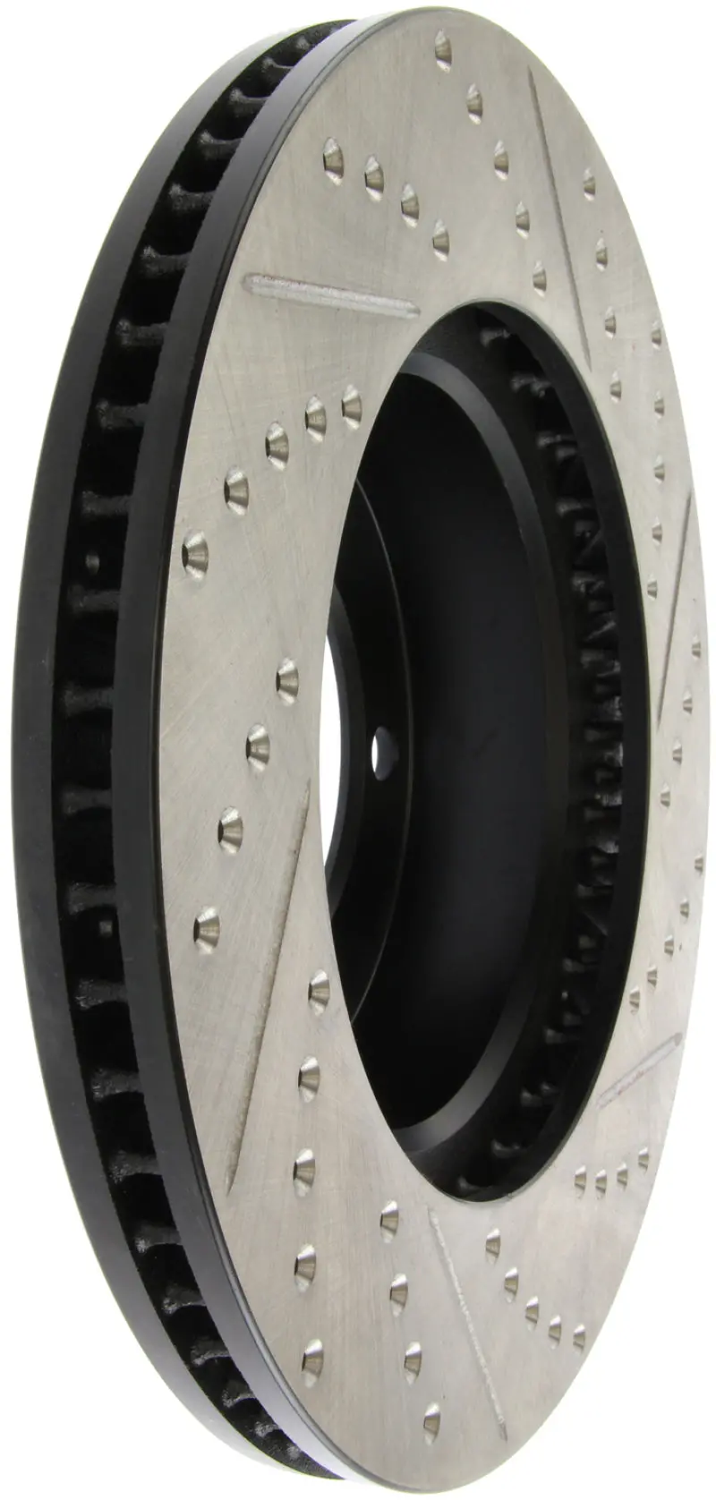 Stoptech 00-06 Toyota Tundra / 01-07 Toyota Sequoia Front Right Slotted & Drilled Rotor 1