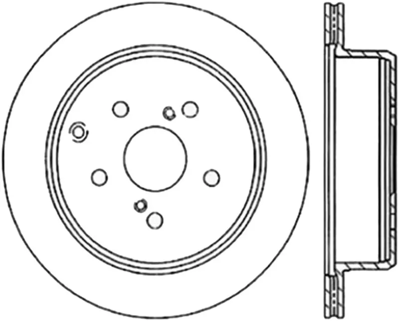 Stoptech 86-97 Toyota Supra Left Slotted & Drilled Rotor 1