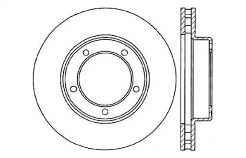 Stoptech Drilled Sport Brake Rotor 1