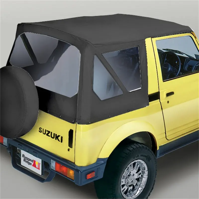 Rugged Ridge S-Top Black Denim Clear Windows Samurai 1