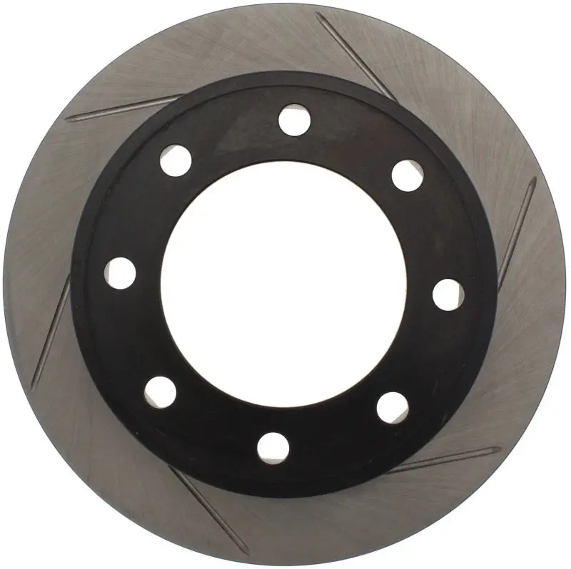 Stoptech Power Slot 00-05 Ford Excursion / 01-04 F250 2Wd/4Wd Rear Left Slotted Rotor 1
