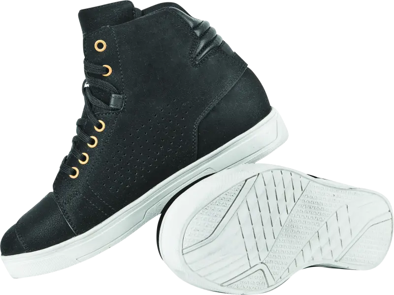 Speed And Strength Mad Dash Leather Shoes Black/White Womens Size  - 9 1