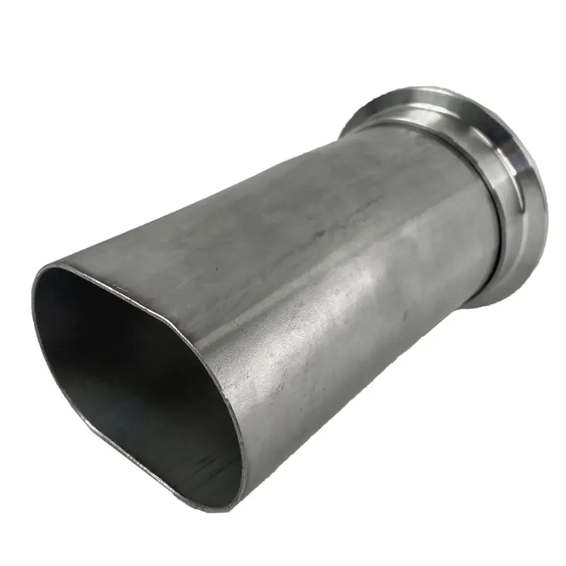 Granatelli 3.0In Round To 3.0In Oval Exhaust Adapter W/V-Band 1