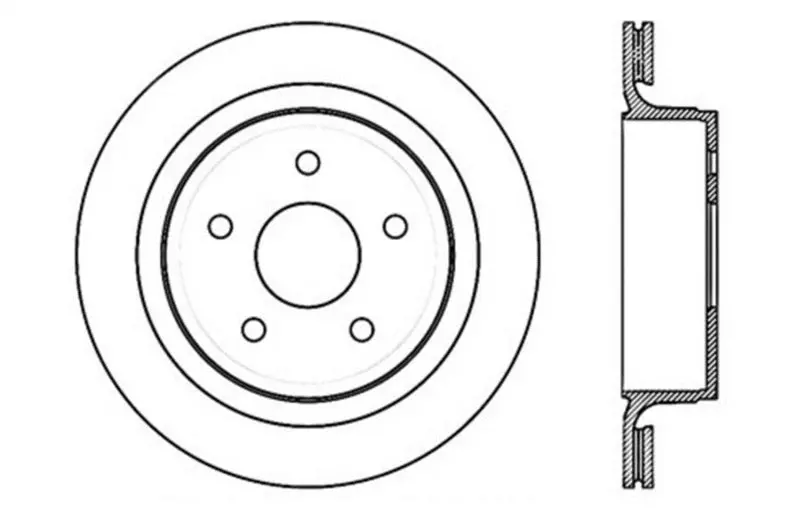 Stoptech Drilled Sport Brake Rotor 1
