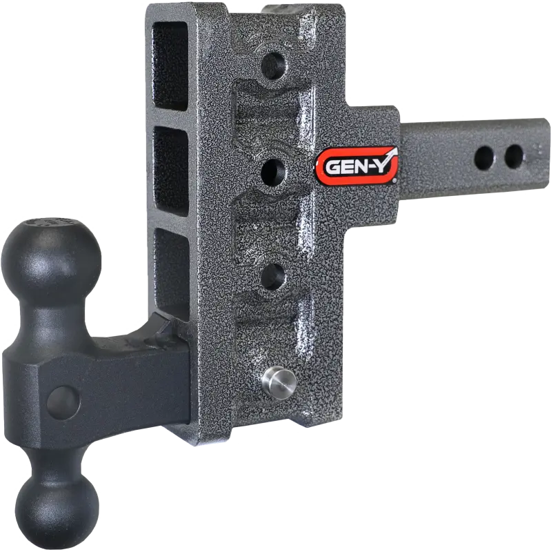 Gen-Y Mega Duty 2In Shank 5In Offset Drop 2K Tw 16K Hitch W/Gh-051 Dual-Ball 1