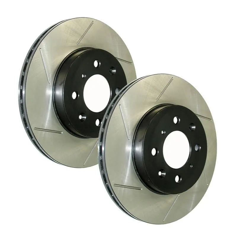 Stoptech 08-17 Dodge Challenger Cryo Slotted Rear Right Sport Brake Rotor 1