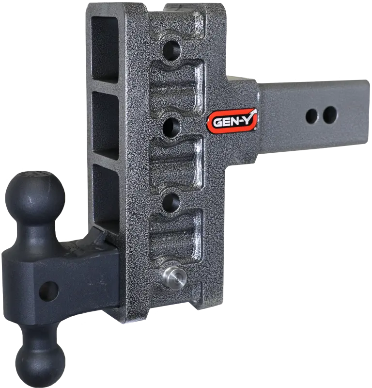 Gen-Y Mega Duty 3In Shank 6In Offset Drop 3.5K Tw 32K Hitch W/Gh-0161 Dual-Ball 1
