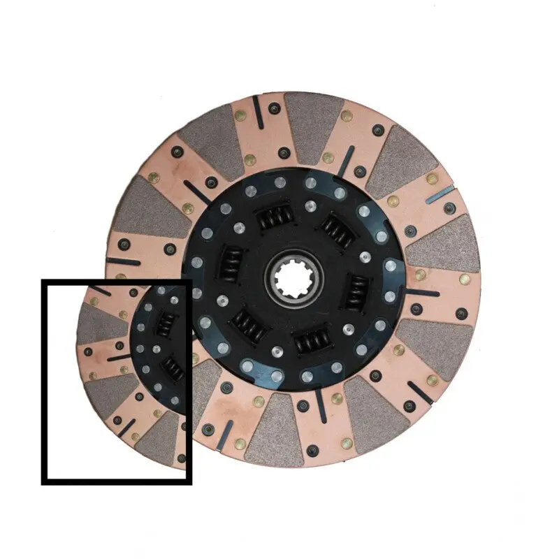 Mcleod 600 Series Sprung Hub Clutch Disc Ceramic Facing 9-11/16In X 1-1/8 X 26 Spline 1