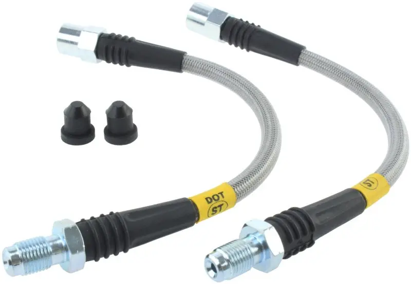 Stoptech 94-95 Bmw 540I Stainless Steel Rear Brake Line Kit 1