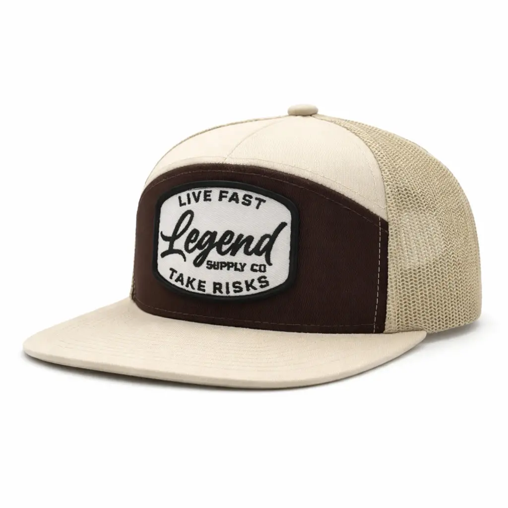 7-Panel Heritage Trucker Cap 1