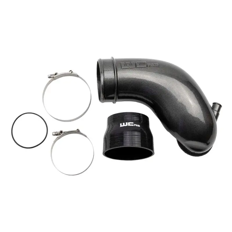 Wehrli 06-10 Chevrolet 6.6L Lbz/Lmm Duramax 3.5In Intake Horn - Gloss Black 1