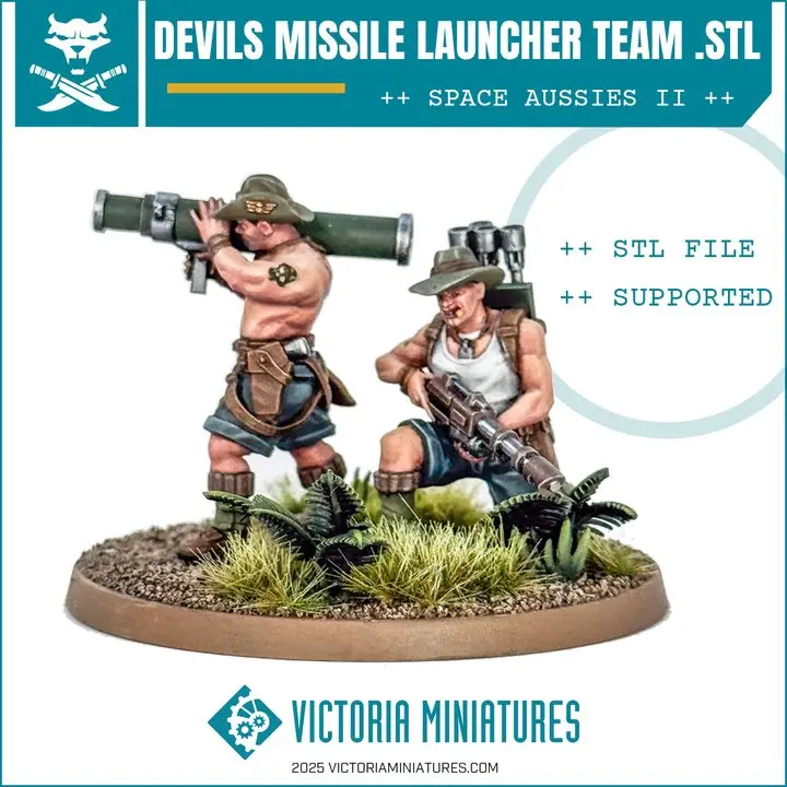 Devils Missile Launcher Team .Stl Download 1
