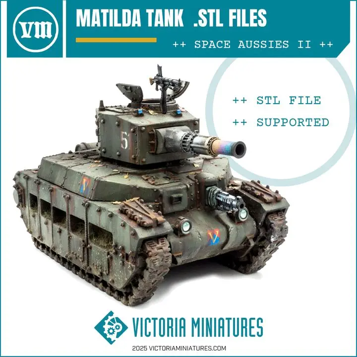 Matilda Tank .Stl Download 1