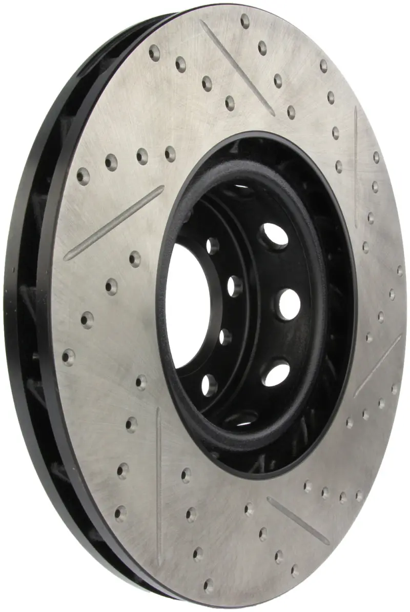 Stoptech 00-03 Bmw M5 (E39) Slotted & Drilled Right Front Rotor 1