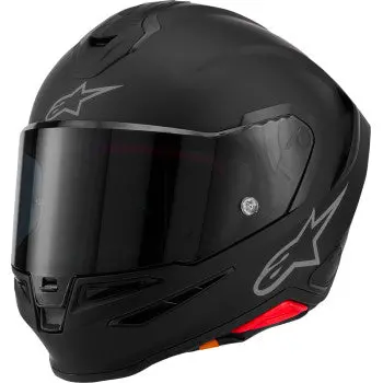 In Stock Alpinestars Supertech R7 Helmet - 22.06 - Solid - Matte Black - Medium 8202126-110-M 1