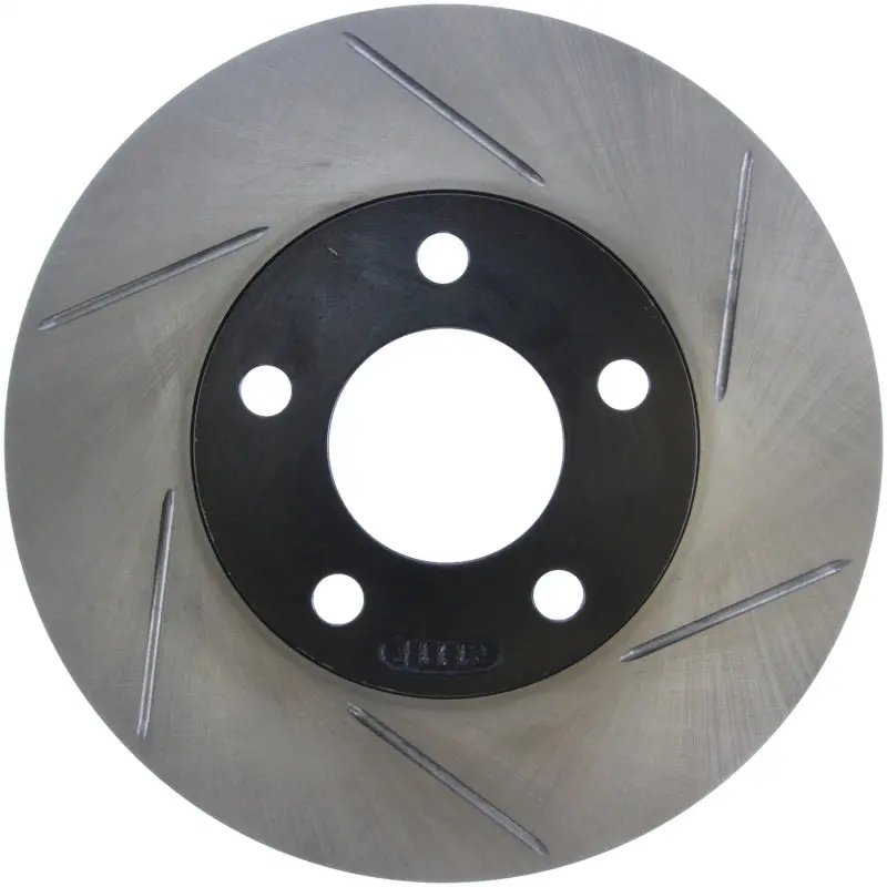 Stoptech Power Slot 94-02 Mustang (Excl Cobra) / 03-04 Mustang Base/Gt Front Left Slotted Rotor 1