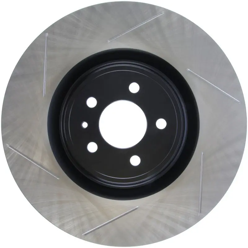 Stoptech Premium High Carbon 13-14 Ford Mustang/Shelby Gt500 Right Front Disc Slotted Brake Rotor 1