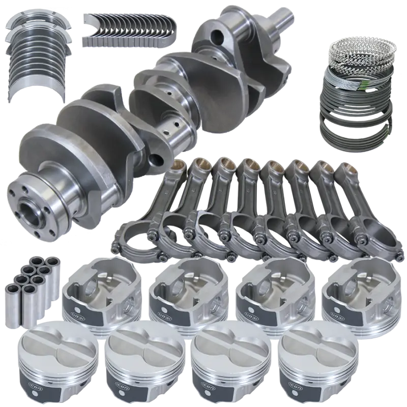 Eagle Ford 351W 4.000In Crank 6.200In I-Beam Rods -11Cc Flat Top 4.030In Pistons Rotating Assembly 1