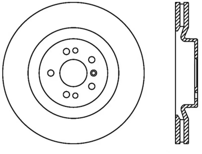Stoptech Drilled Sport Brake Rotor 1