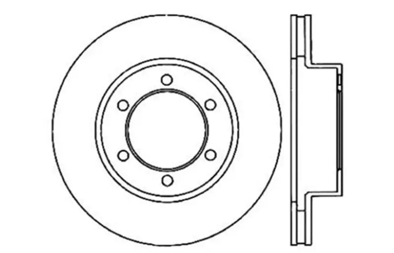 Stoptech Drilled Sport Brake Rotor 1