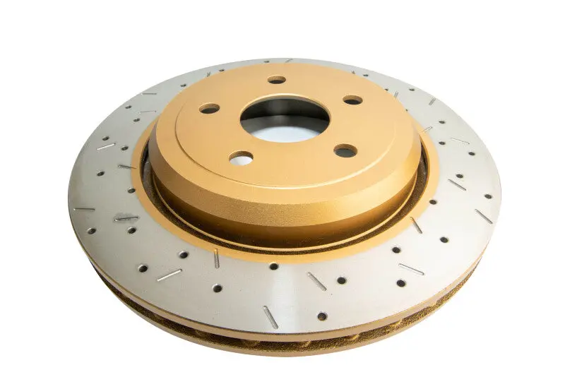 Dba 12-19 Jeep Grand Cherokee Srt8 Rear Drilled & Slotted 4000 Xs Series Rotor 1
