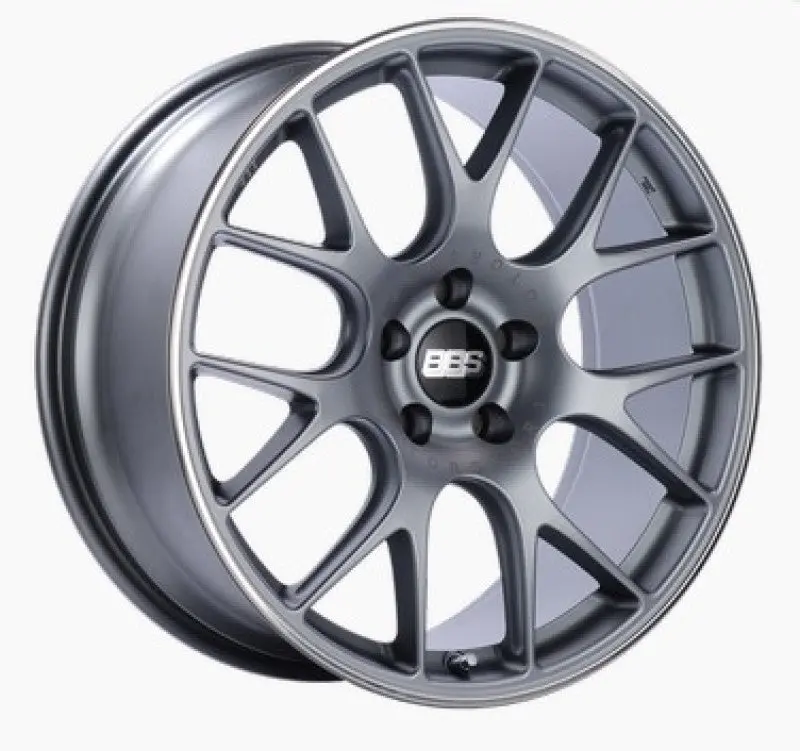 Bbs Ch-R 20X10.5 5X120 Et24 Satin Titanium Polished Rim Protector Wheel -82Mm Pfs/Clip Required 1