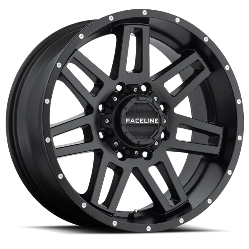 Raceline 931B Injector 16X8in / 5X114.3/5X127 Bp / 0Mm Offset / 78.1Mm Bore - Satin Black Wheel 1