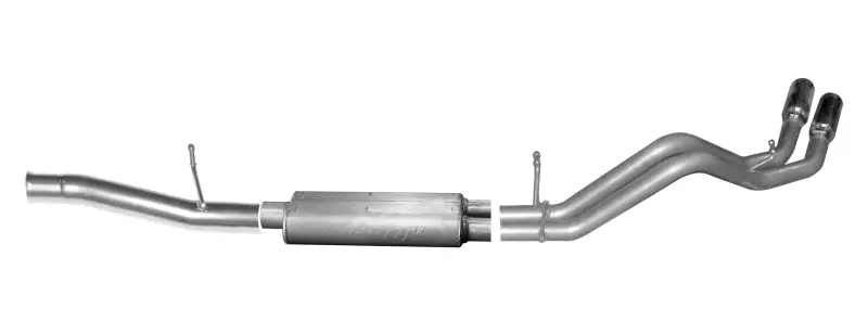 Gibson 15-18 Chevrolet Silverado 1500 Ls 5.3L 3In/2.25In Cat-Back Dual Sport Exhaust - Aluminized 1