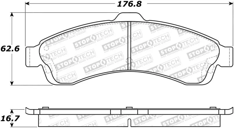 Stoptech Street Brake Pads 1