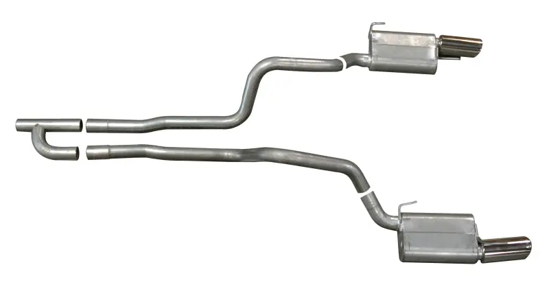 Gibson 05-10 Ford Mustang Base 4.0L 2.5In Cat-Back Dual Exhaust - Stainless 1