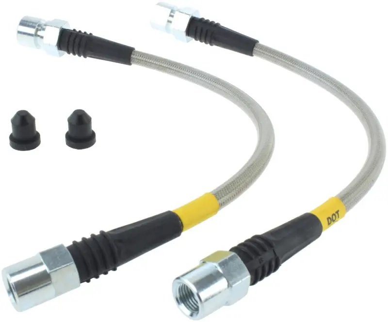 Stoptech 89-94 Porsche 911 Stainless Steel Rear Brake Lines 1