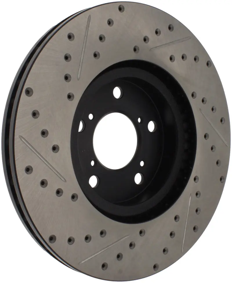 Stoptech 07-08 Acura Mdx Sportstop Slotted & Drilled Left Front Rotor 1
