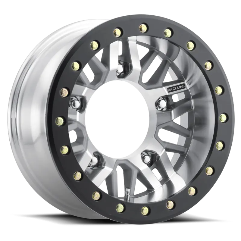 Raceline Rt260m Ryno 17X6.5In / 5X205 Bp / -19Mm Offset / 83.82Mm Bore - Machined Beadlock Wheel 1