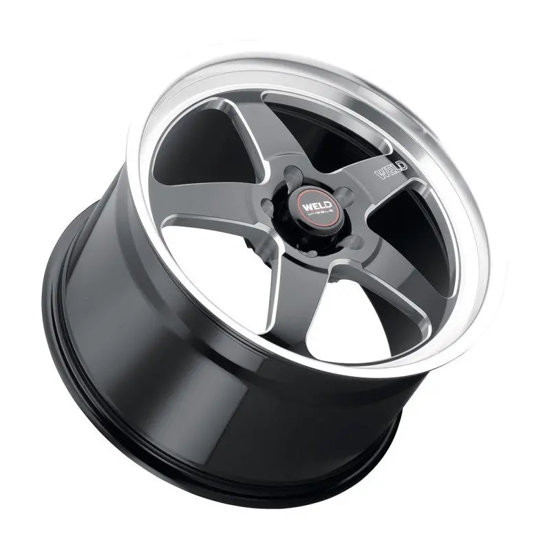 Weld S155 18X5 Ventura Drag 5X120 Et-08 Bs2.75 Gloss Blk Mil Dia 78.1 1