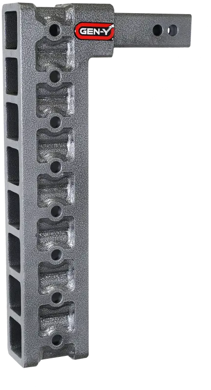 Gen-Y Mega Duty 2In Shank 17.5In Drop 2K Tw 16K Hitch W/Gh-0100 Stabilizer Kit 1