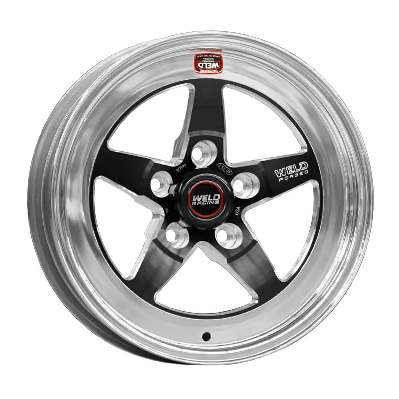 Weld S71 15X8.33 / 5X4.5 Bp / 4.5In. Bs Black Wheel (Medium Pad) - Non-Beadlock 1