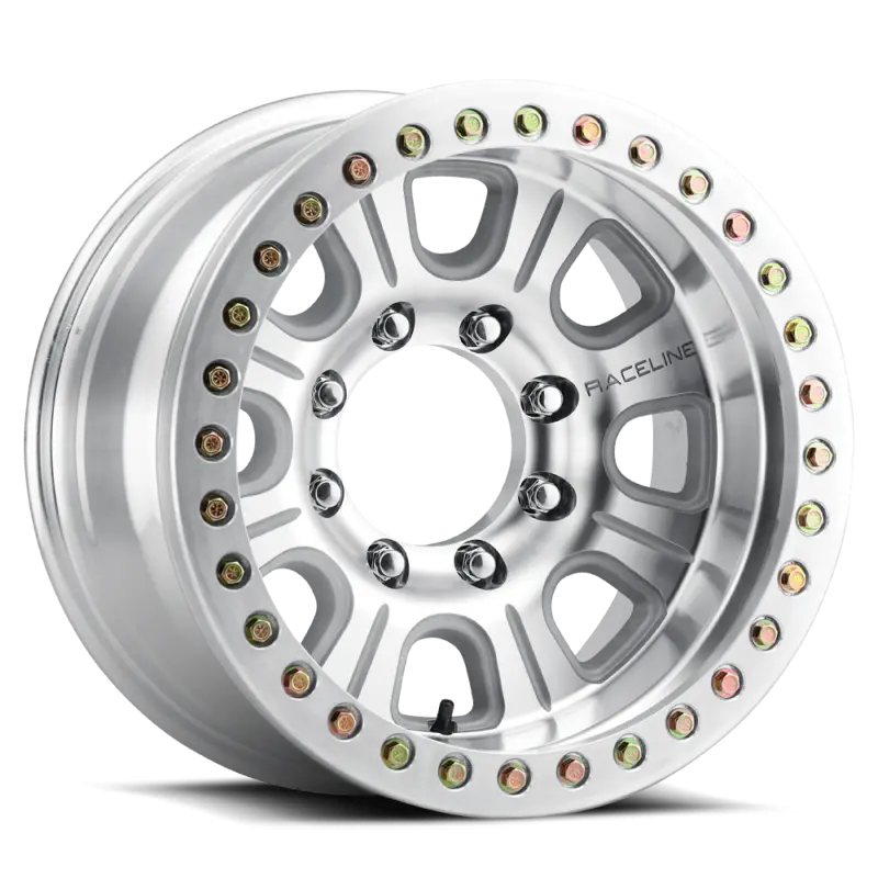Raceline Rt233 Monster 17X9.5In / 5X139.7 Bp / -32Mm Offset / 107.95Mm Bore- Machined Beadlock Wheel 1