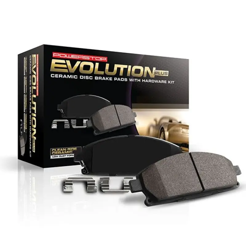 Power Stop 23-24 Toyota Gr Corolla Front Z17 Evo Ceramic Pad W/Hardware 1
