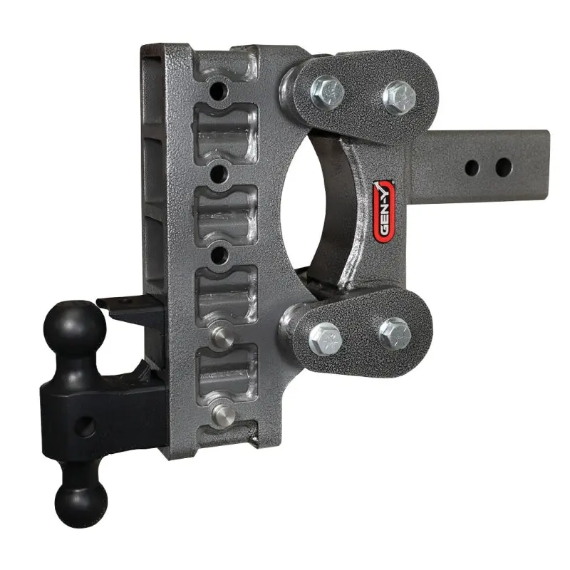Gen-Y The Boss Torsion-Flex 3In Shank 9In Drop 21K Hitch W/Gh-061 Dual-Ball/Gh-062 Pintle Lock 1